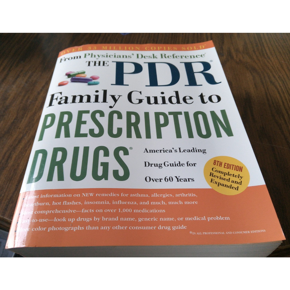 The PDR Family Guide To Prescription Drugs 8th Edition (2000 Three Rivers Press)